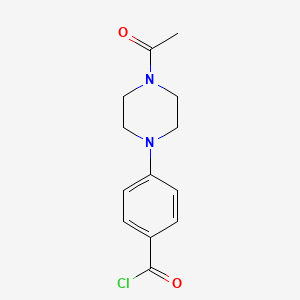 4-(4-Acetylpiperazin-1-yl)benzoyl chloride