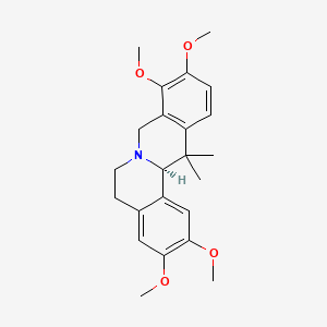 molecular formula C23H29NO4 B14075564 Corymotine CAS No. 115569-75-0