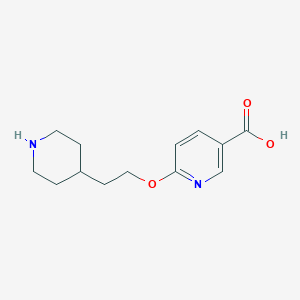 6-(2-Piperidin-4-ylethoxy)nicotinic acid