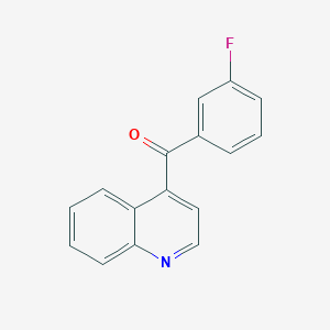 (3-Fluorophenyl)(quinolin-4-yl)methanone