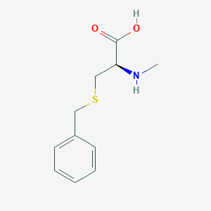 molecular formula C11H15NO2S B14075785 N-methyl-S-benzyl-L-cysteine CAS No. 19519-04-1