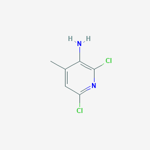 molecular formula C6H6Cl2N2 B140758 2,6-Dichloro-4-methylpyridin-3-amine CAS No. 129432-25-3