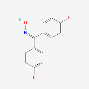 molecular formula C13H9F2NO B14076107 Methanone, bis(4-fluorophenyl)-, oxime CAS No. 363-02-0