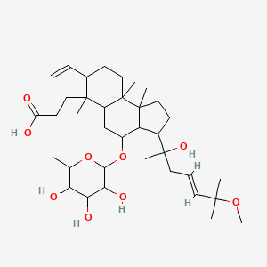 molecular formula C37H62O9 B14076115 Cyclocarioside D 