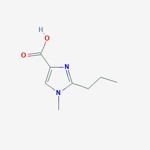 molecular formula C8H12N2O2 B1407614 1-Methyl-2-propyl-1H-imidazole-4-carboxylic acid CAS No. 1355334-66-5