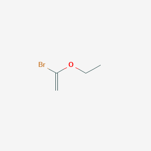 molecular formula C4H7BrO B14076204 Ethene, 1-bromo-1-ethoxy- CAS No. 100704-20-9