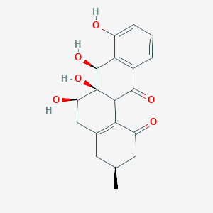 molecular formula C19H20O6 B14076208 Elmycin A CAS No. 128061-13-2