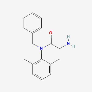 molecular formula C17H20N2O B14076210 N-Benzyl-N-(2,6-dimethylphenyl)glycinamide CAS No. 102089-61-2