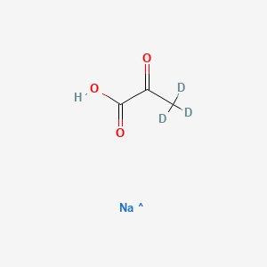 molecular formula C3H4NaO3 B14076255 Sodium Pyruvate (D3, 97-98%) 