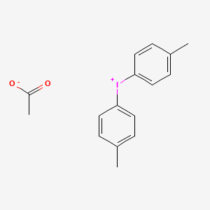 molecular formula C16H17IO2 B14076278 Bis(4-methylphenyl)iodanium acetate CAS No. 101615-65-0