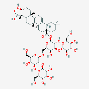 molecular formula C54H86O25 B14076309 vaccaroid A 