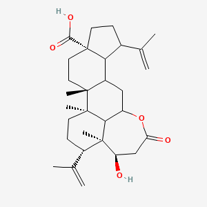 molecular formula C30H44O5 B14076311 Chiisanogenin 