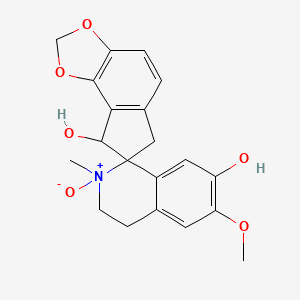 molecular formula C20H21NO6 B14076377 Fumaritine N-oxide 