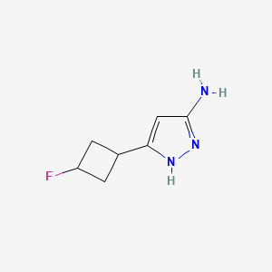 5-(3-Fluorocyclobutyl)-1H-pyrazol-3-amine