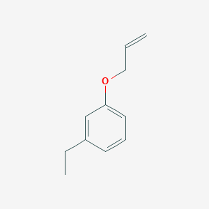 molecular formula C11H14O B14076407 Allyl (3-ethylphenyl) ether CAS No. 58621-53-7