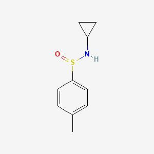 molecular formula C10H13NOS B1407657 N-Cyclopropyl-4-methylbenzenesulfinamide CAS No. 1706438-53-0