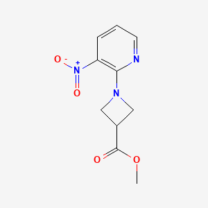 Methyl 1-(3-nitropyridin-2-yl)azetidine-3-carboxylate