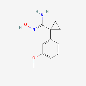 N-Hydroxy-1-(3-methoxyphenyl)-cyclopropanecarboximidamide