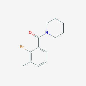 1-(2-Bromo-3-methylbenzoyl)piperidine