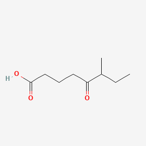molecular formula C9H16O3 B14076767 6-Methyl-5-oxooctanoic acid CAS No. 40564-62-3