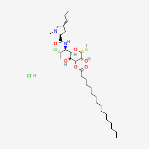 molecular formula C34H64Cl2N2O6S B14076798 Clindamycin 3-Palmitate Hydrochloride 