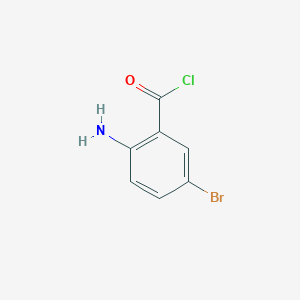molecular formula C7H5BrClNO B1407685 2-Amino-5-bromobenzoyl chloride CAS No. 1108665-60-6