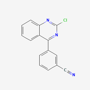 3-(2-Chloroquinazolin-4-yl)benzonitrile