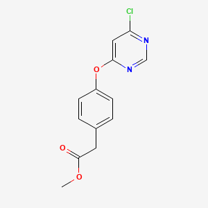 Methyl 2-(4-(6-chloropyrimidin-4-yloxy)phenyl)acetate