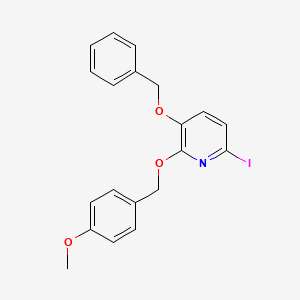 3-Benzyloxy-6-iodo-2-(4-methoxybenzyloxy)pyridine