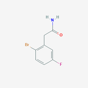 2-(2-Bromo-5-fluorophenyl)acetamide