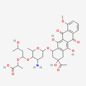 molecular formula C34H41NO14 B14077188 Baumycin B1 CAS No. 64253-72-1
