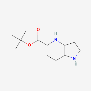 molecular formula C12H22N2O2 B14077222 5-Boc-octahydro-pyrrolo[3,2-B]pyridine 