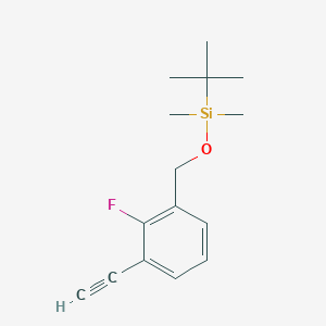 Tert-butyl[(3-ethynyl-2-fluorobenzyl)oxy]dimethylsilane