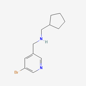 1-(5-bromopyridin-3-yl)-N-(cyclopentylmethyl)methanamine