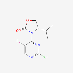 (S)-3-(2-chloro-5-fluoropyrimidin-4-yl)-4-isopropyloxazolidin-2-one