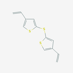 molecular formula C12H10S3 B140776 Bis(4-vinylthiophenyl)sulfide CAS No. 152419-78-8