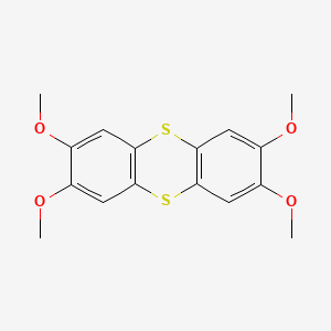 molecular formula C16H16O4S2 B14077618 2,3,7,8-Tetramethoxythianthrene CAS No. 41079-73-6