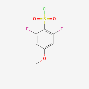 molecular formula C8H7ClF2O3S B1407781 4-乙氧基-2,6-二氟苯磺酰氯 CAS No. 1432129-18-4