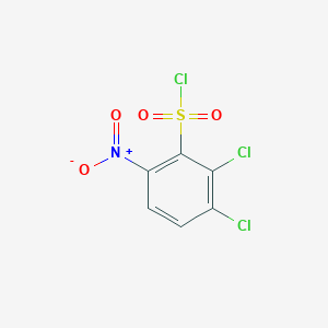 molecular formula C6H2Cl3NO4S B1407789 2,3-Dichloro-6-nitrobenzenesulfonyl chloride CAS No. 1803838-57-4