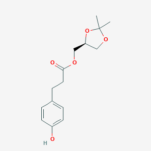 (S)-(2,2-Dimethyl-1,3-dioxolan-4-yl)methyl 3-(4-hydroxyphenyl)propanoate