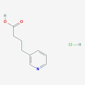 molecular formula C9H12ClNO2 B1407792 4-(Pyridin-3-yl)butanoic acid hydrochloride CAS No. 176446-91-6