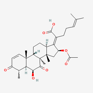 molecular formula C31H42O7 B14078061 Helvolinic acid 