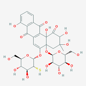 molecular formula C31H36O18S B14078274 Rhodonocardin b 