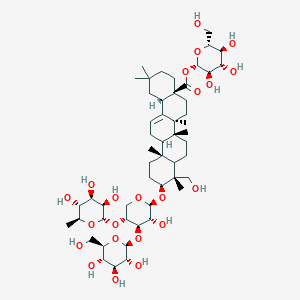 molecular formula C53H86O22 B14078359 Thalictoside VI CAS No. 155313-58-9