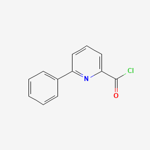 molecular formula C12H8ClNO B1407838 6-Phenyl-pyridine-2-carbonyl chloride CAS No. 1247729-30-1