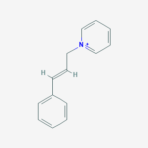 molecular formula C14H14N+ B140784 1-(3-Phenyl-2-propenyl)pyridinium CAS No. 125713-88-4