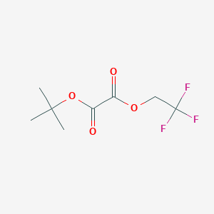 molecular formula C8H11F3O4 B1407857 Tert-butyl 2,2,2-trifluoroethyl oxalate CAS No. 1803582-93-5