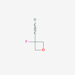 B1407861 3-Ethynyl-3-fluorooxetane CAS No. 1352492-39-7