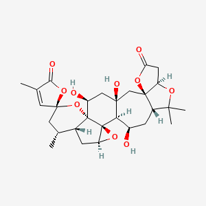 molecular formula C28H36O10 B14078673 Wuweizidilactone H 