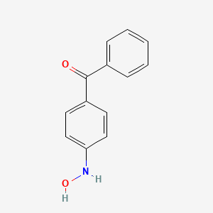 molecular formula C13H11NO2 B14078749 [4-(Hydroxyamino)phenyl](phenyl)methanone CAS No. 63064-08-4